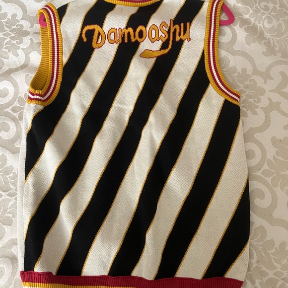 Ms and DN Vintage Damoashu Japanese Sweater Vest Dalmatian NWOT - Picture 2 of 3